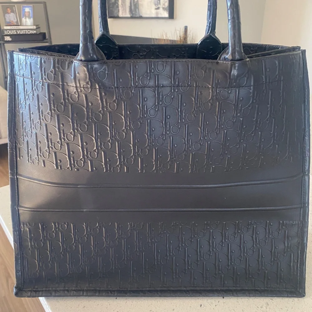 Gorgeous Christian Dior Canvas Book Tote - Picture 5 of 11